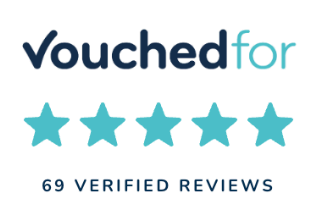 VouchedFor five star rating from 69 verified reviews